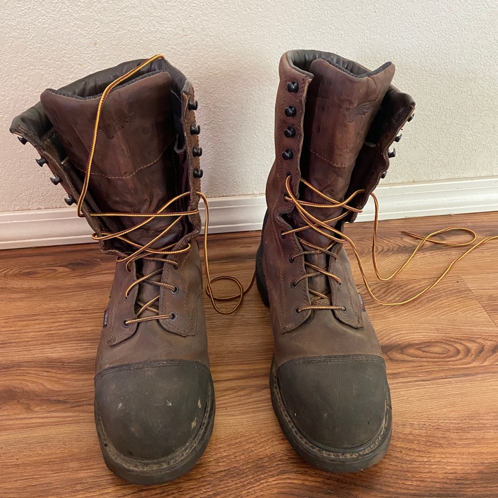 Men’s Redwing Steeltoe Waterproof Boots Size 13
